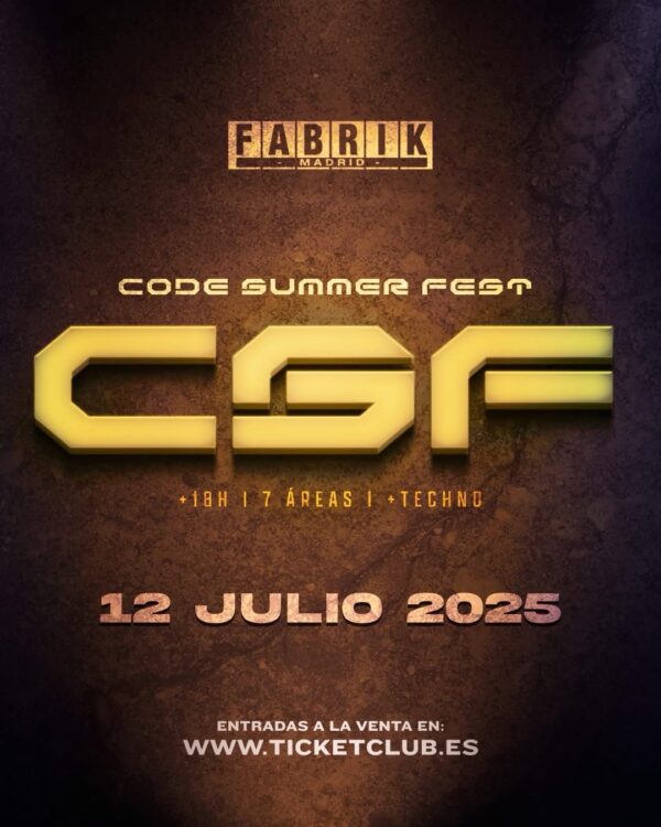 Bus Ida y Vuelta a Fabrik "CODE Summer Festival" -Sábado 12 de Julio-