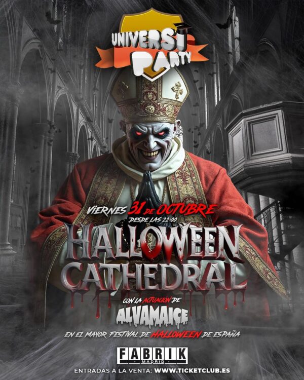 Bus Ida y Vuelta a Fabrik "Universiparty Halloween Cathedral" -Viernes 31 de Octubre-