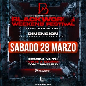 Bus Ida y Vuelta a "BLACKWORKS FESTIVAL IFEMA" -Sábado 28 Marzo-