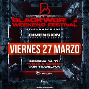 Bus Ida y Vuelta a "BLACKWORKS FESTIVAL IFEMA" -Viernes 27 Marzo-