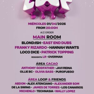 Bus Ida y Vuelta a Fabrik "LOOP 5.0" -Miércoles 1 de Abril (víspera de festivo)-