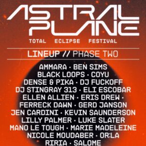 Transporte a "ASTRAL PLANE FESTIVAL: ECLIPSE 2026" (La Pinilla, Segovia) -del lunes 10 al jueves 13 de Agosto-