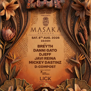 Bus Ida y Vuelta a LICK ALGARVE by Fabrik "LOOP with Masaka Africana" -Sábado 8 de Agosto-
