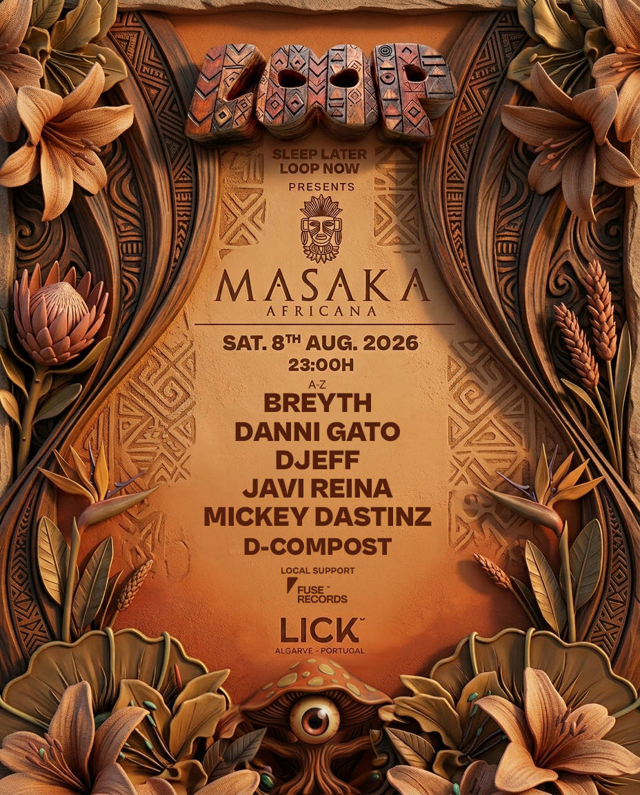 Bus Ida y Vuelta a LICK ALGARVE by Fabrik "LOOP with Masaka Africana" -Sábado 8 de Agosto-