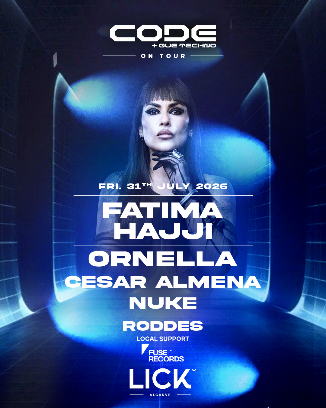 Bus Ida y Vuelta a LICK ALGARVE by Fabrik "CODE with Fatima Hajji" -Viernes 31 de Julio-
