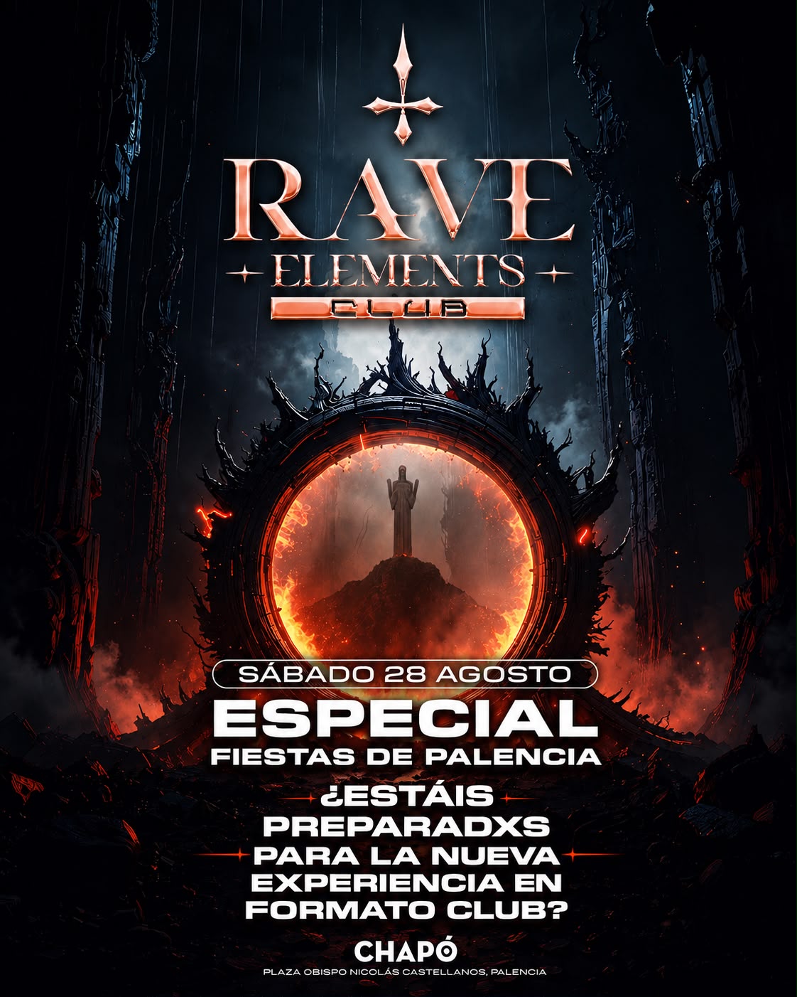 «RAVE ELEMENTS CLUB» (Chapó Disco Club, Palencia) -Viernes 28 de Agosto-