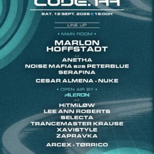 Bus Ida y Vuelta a Fabrik "CODE 177" con Marlon Hoffstadt -Sábado 12 de Septiembre-