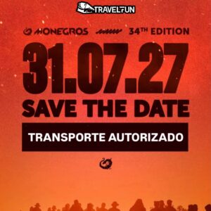 ¡¡TRANSPORTE AUTORIZADO!! Bus Ida y Vuelta a MONEGROS DESERT FESTIVAL 2027 -Sábado 31 de Julio-