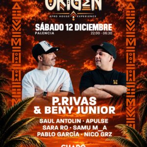 "ORIGEN: Afrohouse Experience" (Chapó Disco Club, Palencia) -Sábado 12 de Diciembre-