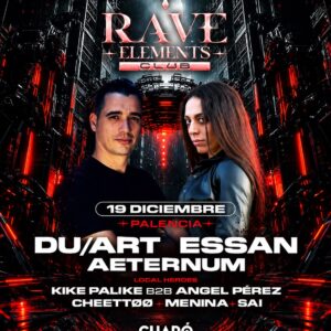 "RAVE ELEMENTS" (Chapó Disco Club, Palencia) -Sábado 19 de Diciembre-